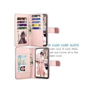 Tekcoo Funda para Galaxy A21 funda tipo cartera cuero_2