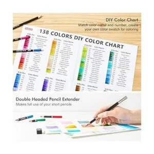 Lápices de colores profesionales de 138 colores juego de