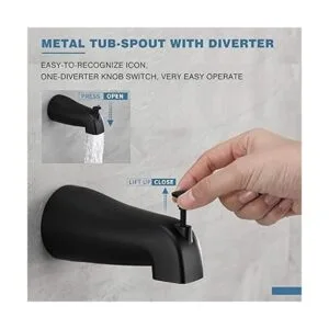 Esnbia Kit de bañera de ducha juego de grifo de bañera y_5