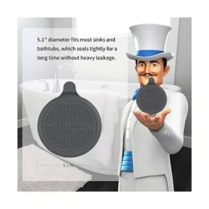 MR.SIGA Tapón de silicona para bañera tapón de drenaje_2