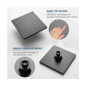 Esnbia Kit de bañera de ducha juego de grifo de bañera y_4