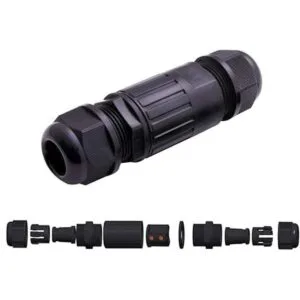 Conector de caja de derivación de 3 pines resistente al_4