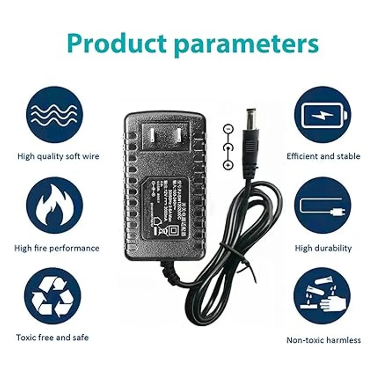 Adaptador de corriente alterna de 12 V compatible con_4
