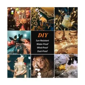 Paquete de 2 200 luces LED solares para exteriores_2