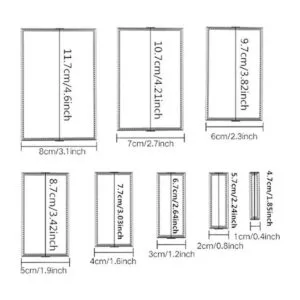 3 formas diferentes de troqueles de corte plantillas de_2
