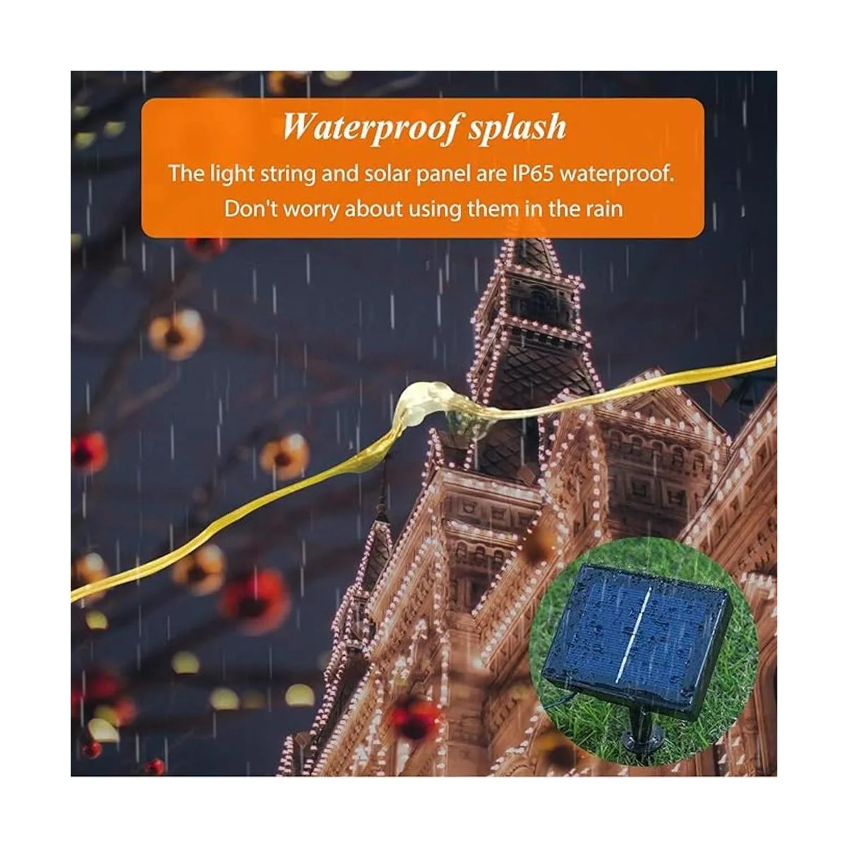 Paquete de 2 200 luces LED solares para exteriores_4