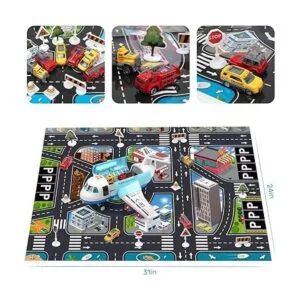 Juguete de avión de juguete con humo sonido y luz avión_2