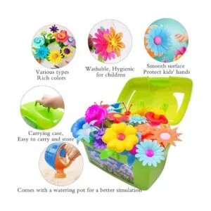 Scientoy Juguetes de construcción de jardín de flores_2