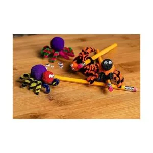 Incraftables 2000 pompones con ojos y palo de pegamento._3