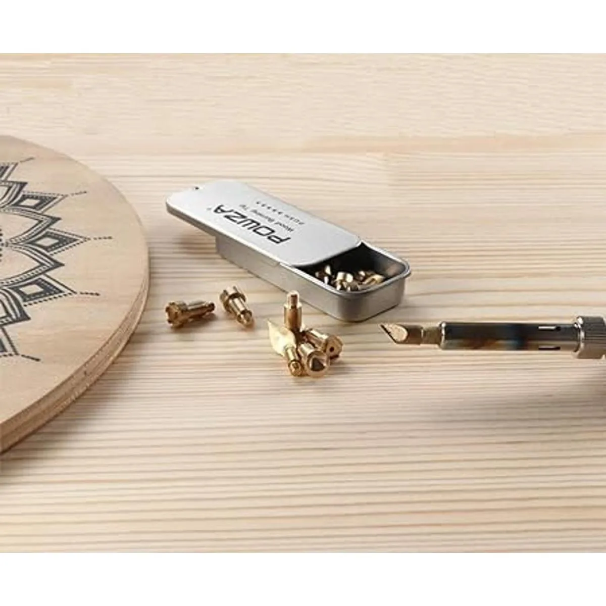 Kit de 72 piezas de combustión de madera para_5