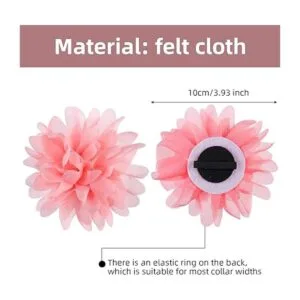 20 piezas de collar de perro con flores para mascotas_2