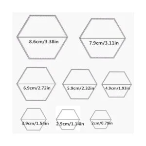 3 formas diferentes de troqueles de corte plantillas de_4