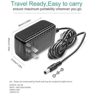 Adaptador de corriente alterna de 12 V compatible con_5