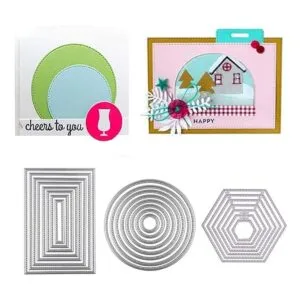 3 formas diferentes de troqueles de corte plantillas de_5