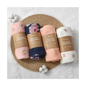 Momcozy Mantas de bebé para niñas y niños manta grande y_3