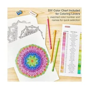 Shuttle Art 180 lápices de colores juego de lápices para