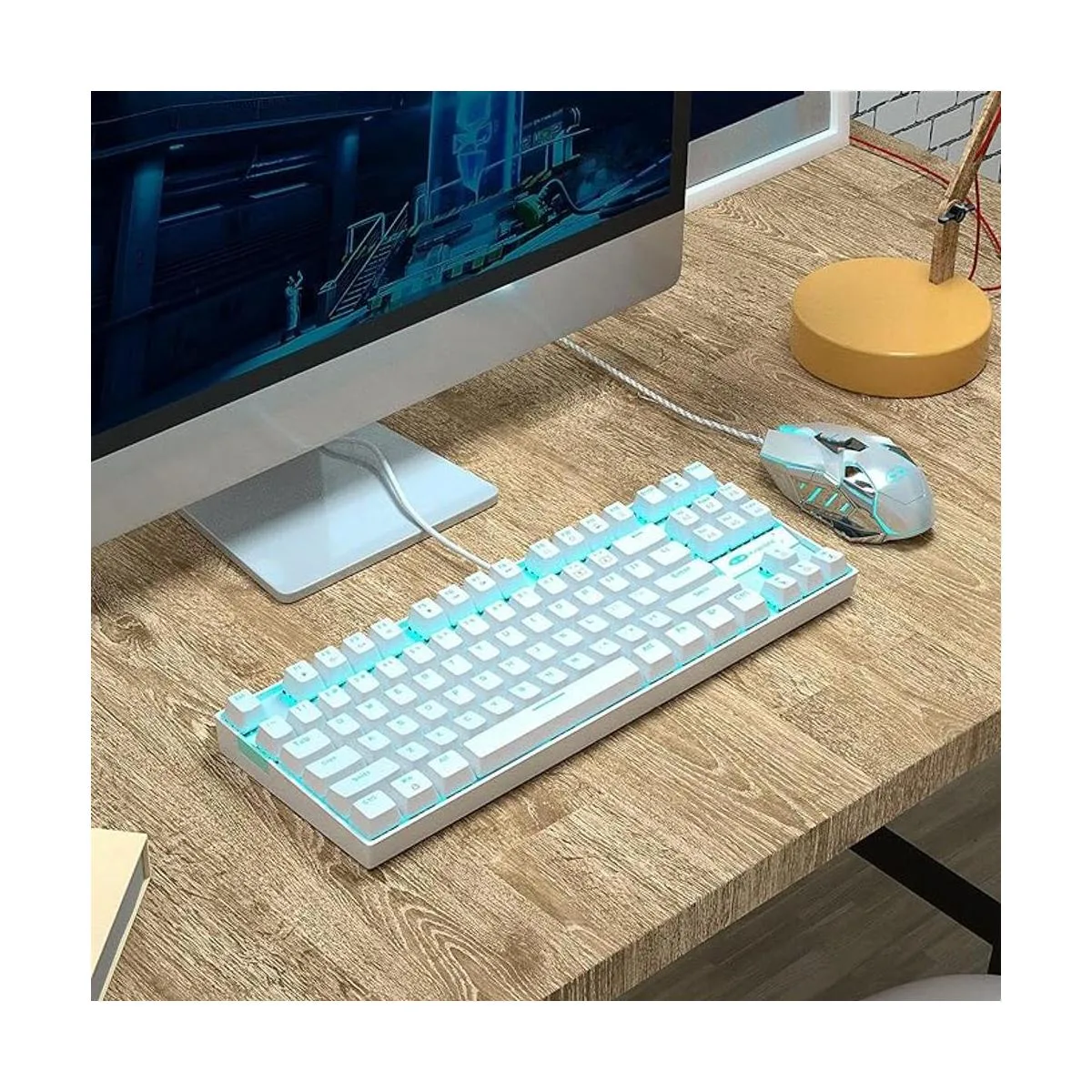 MageGee Teclado mecánico para juegos con interruptor azul_6