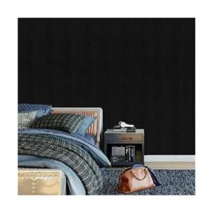 Papel tapiz negro de 17.7 x 118 pulgadas papel de_6