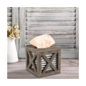 Autumn Alley Funda cuadrada rústica para caja de