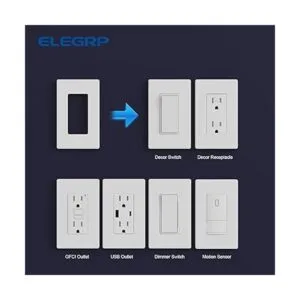 ELEGRP Placas de pared decorativas sin tornillos de 1_5