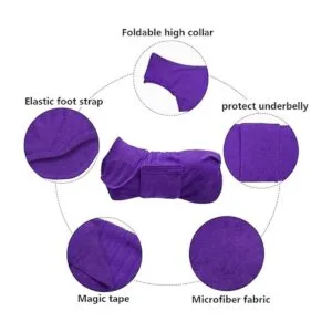 Geyecete Abrigo de secado rápido para perro bolsa de_3