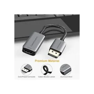 Adaptador activo DP a HDMI HDR 4K 60Hz 2K 144Hz 1080P_2