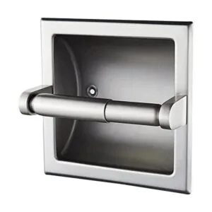 FORIOUS Soporte de papel higiénico empotrado de níquel_1