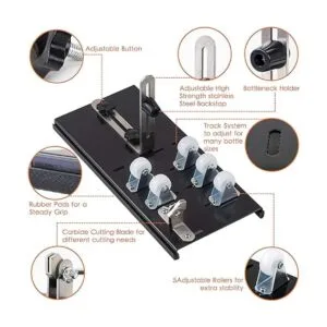 IMT Cortador de botellas profesional cortador de vidrio