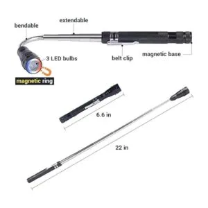 Herramienta magnética LED para recolección de regalos para_6