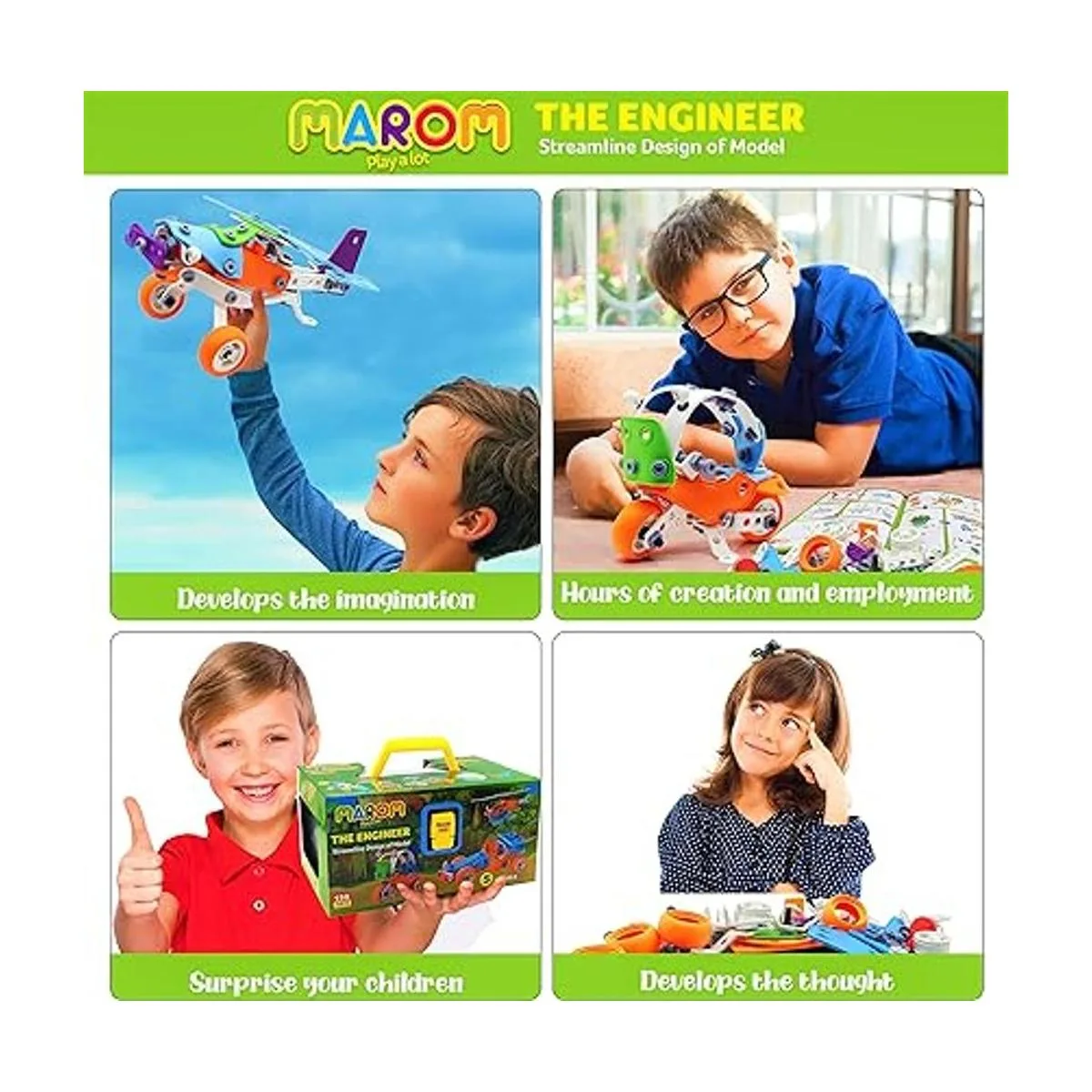 Juguetes de construcción de CTIM para niños de 6 a 8 años