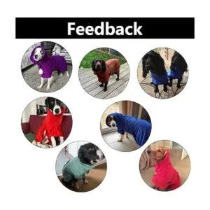 Geyecete Abrigo de secado rápido para perro bolsa de_5