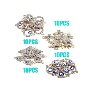 Encantos colgantes de mal ojo para hacer joyas 1138