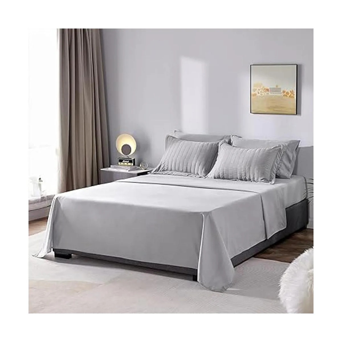 CozyLux Juego de cama fullqueen en una bolsa con textura_5