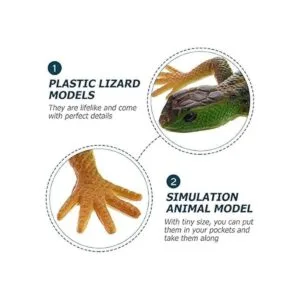 NUOBESTY Figuras de acción realistas de lagartos falsos de_3