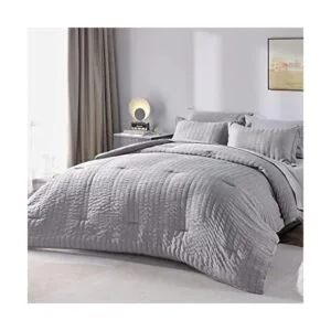 CozyLux Juego de cama fullqueen en una bolsa con textura_1