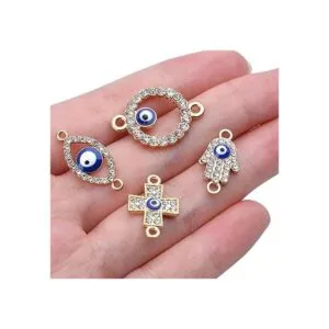 Encantos colgantes de mal ojo para hacer joyas 1138