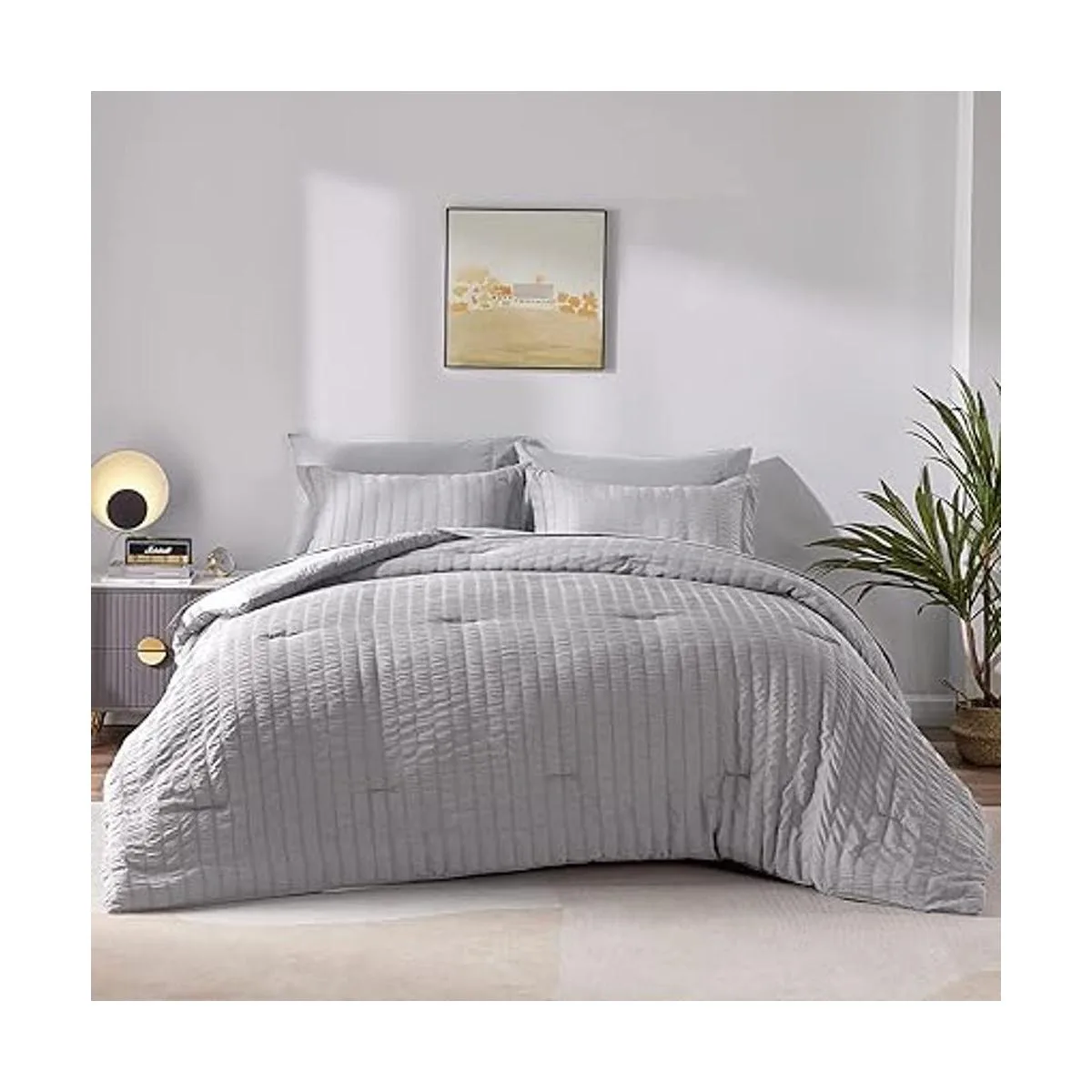 CozyLux Juego de cama fullqueen en una bolsa con textura_6