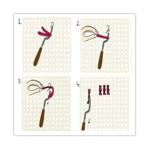 FANDGOK 39.4 x 59.1 in en blanco alfombra de malla de_4