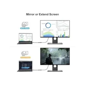 Adaptador activo DP a HDMI HDR 4K 60Hz 2K 144Hz 1080P_5