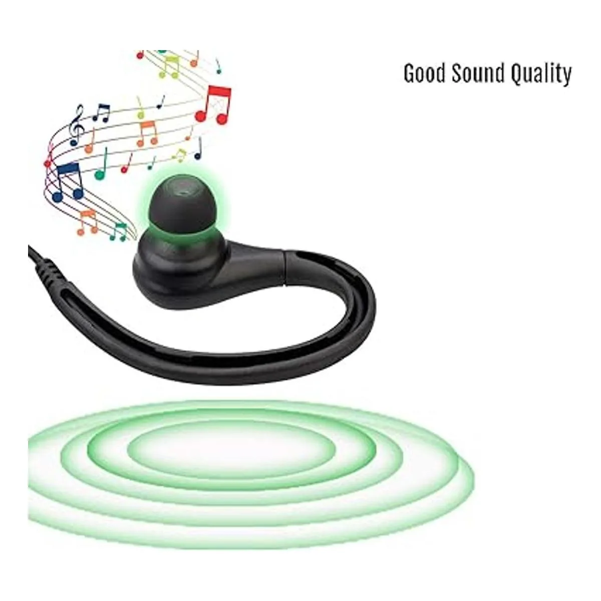 Retevis RT22 Walkie Talkie Audífonos con micrófono de 2_2