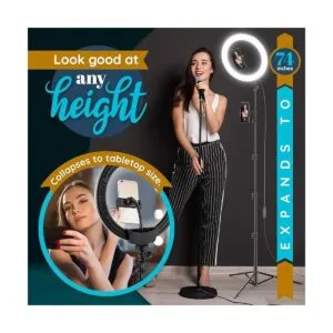 GearLight Anillo de luz Soporte de trípode selfie de 10_2