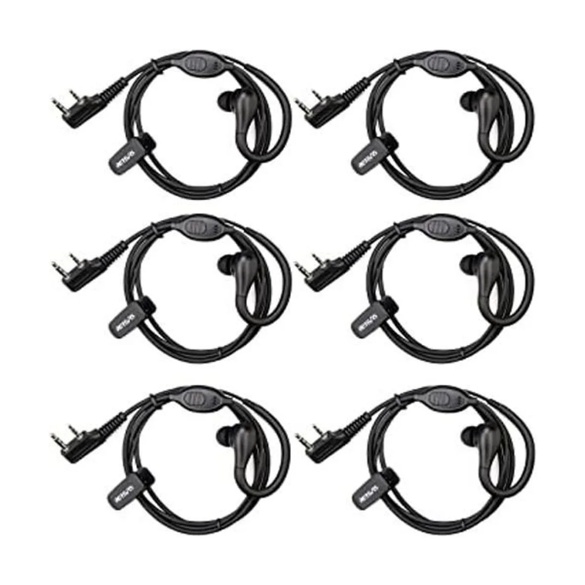 Retevis RT22 Walkie Talkie Audífonos con micrófono de 2_1