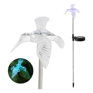 Estatuilla de carga de color de luz LED con energía solar_1