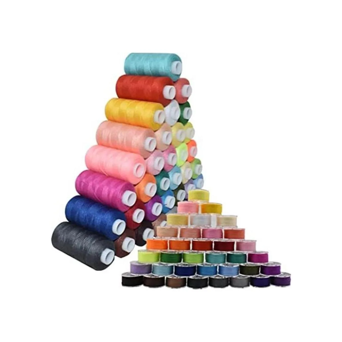 Kit de hilos de coser de 72 bobinas 36 colores 360