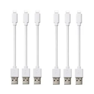Cable de carga corto para teléfono 6 unidades de 1 pie_1