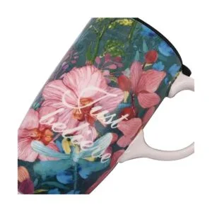 Taza de café de cerámica de 17 onzas con cajas de color y