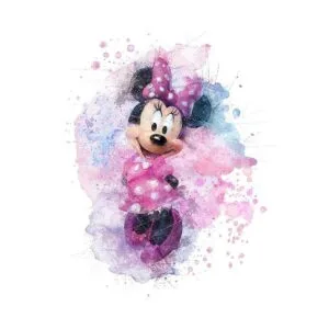 Mickey Mouse Juego de 8 impresiones de acuarela sin_3