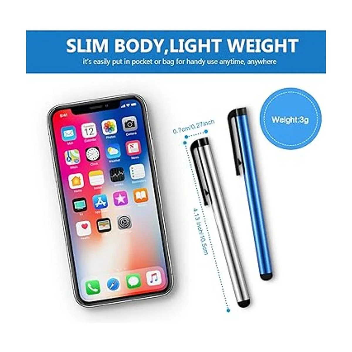 Lápiz digital capacitivo universal de 120 piezas_3