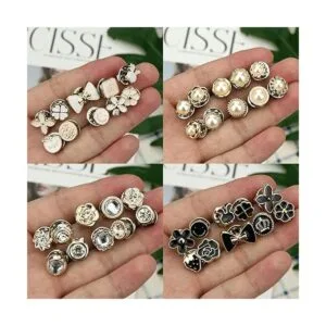 Juego de 40 pines de solapa esmaltados mini broche