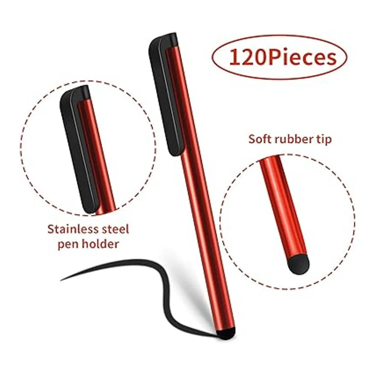 Lápiz digital capacitivo universal de 120 piezas_2